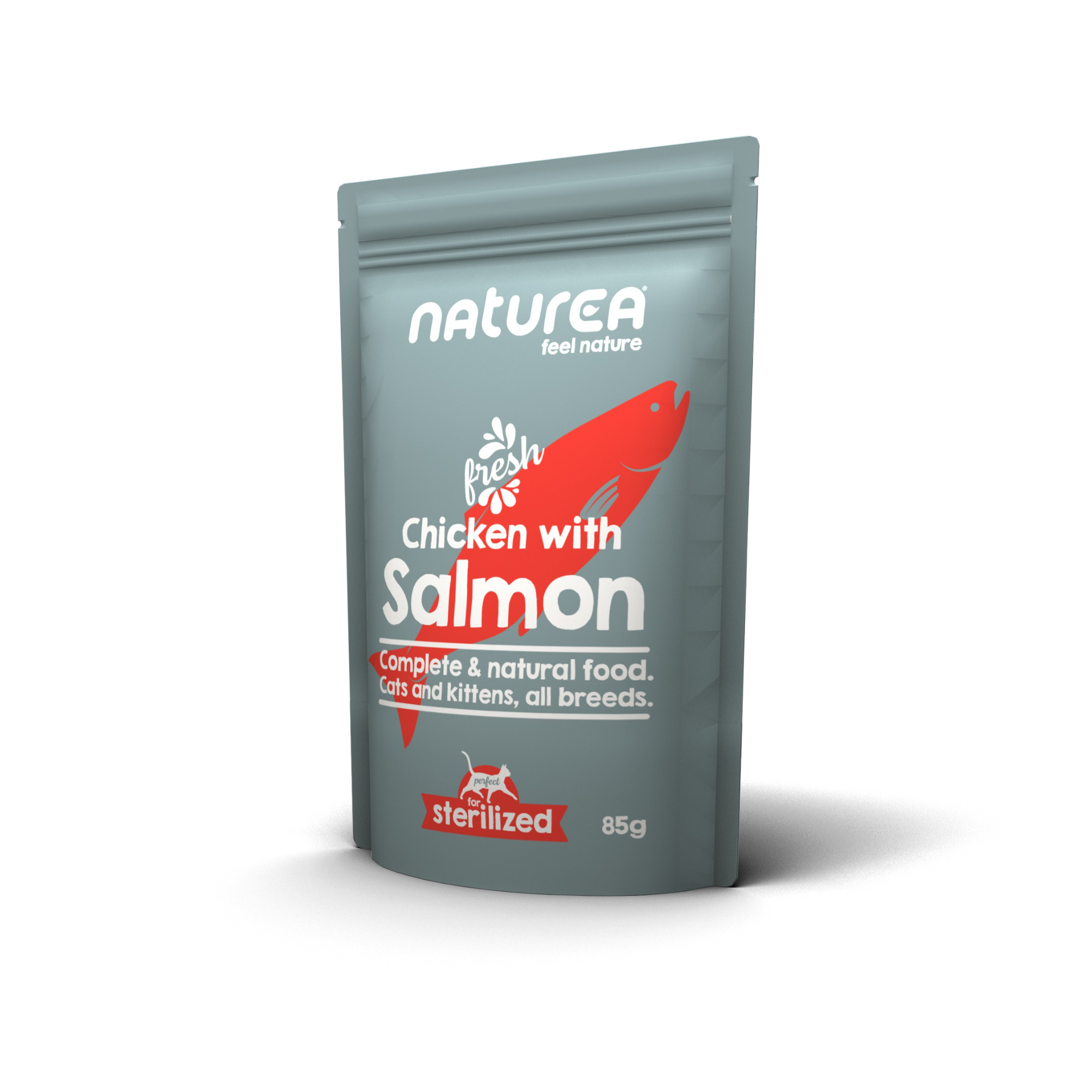 NATUREA konservi ar 70% lasi un vistas gaļu kaķiem 85g