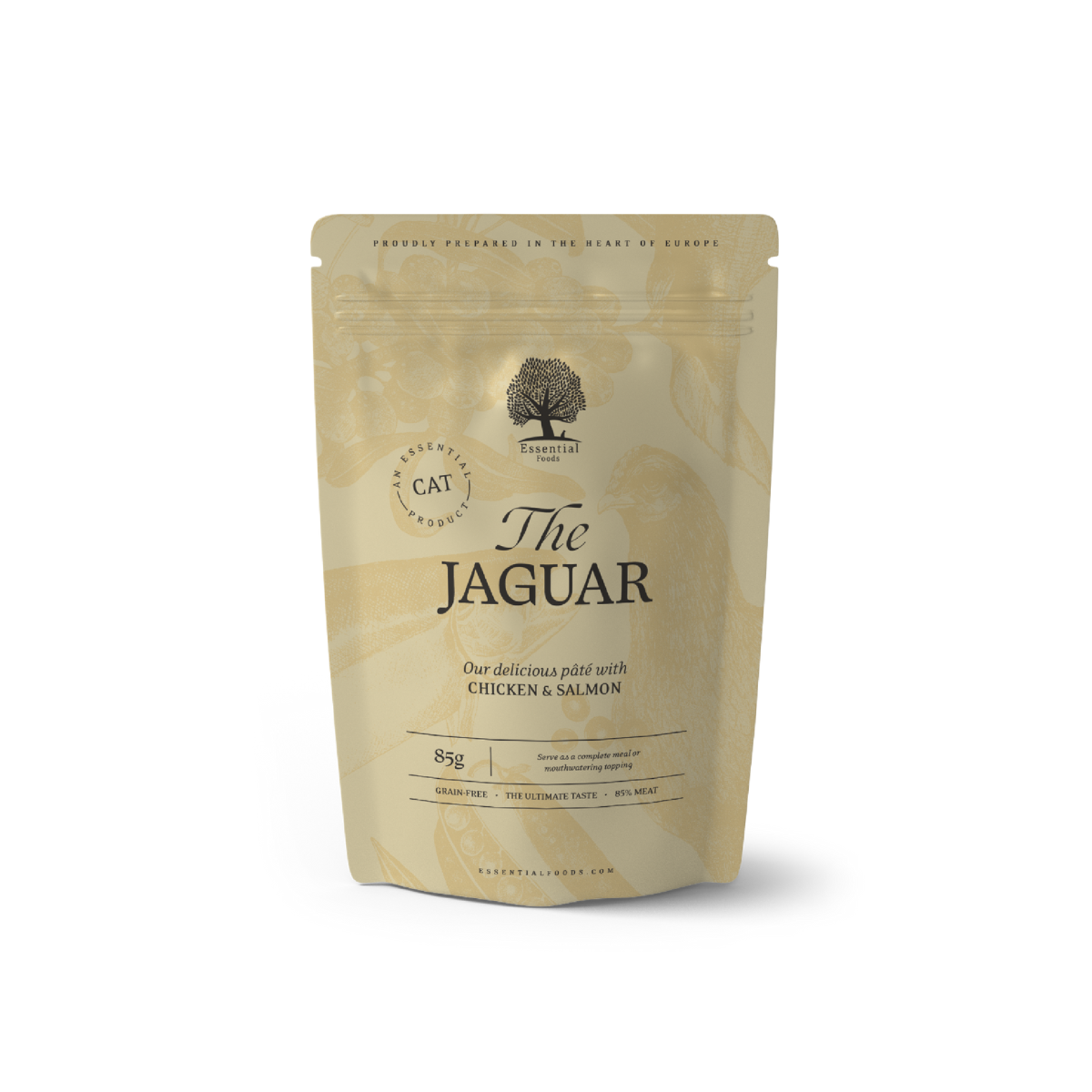 ESSENTIAL JAGUAR canned food with chicken fillet and salmon 85 g