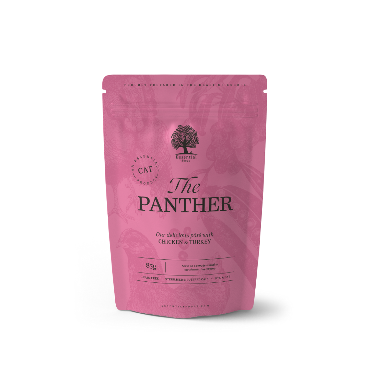 ESSENTIAL PANTHER canned food with chicken fillet and turkey meat 85 g