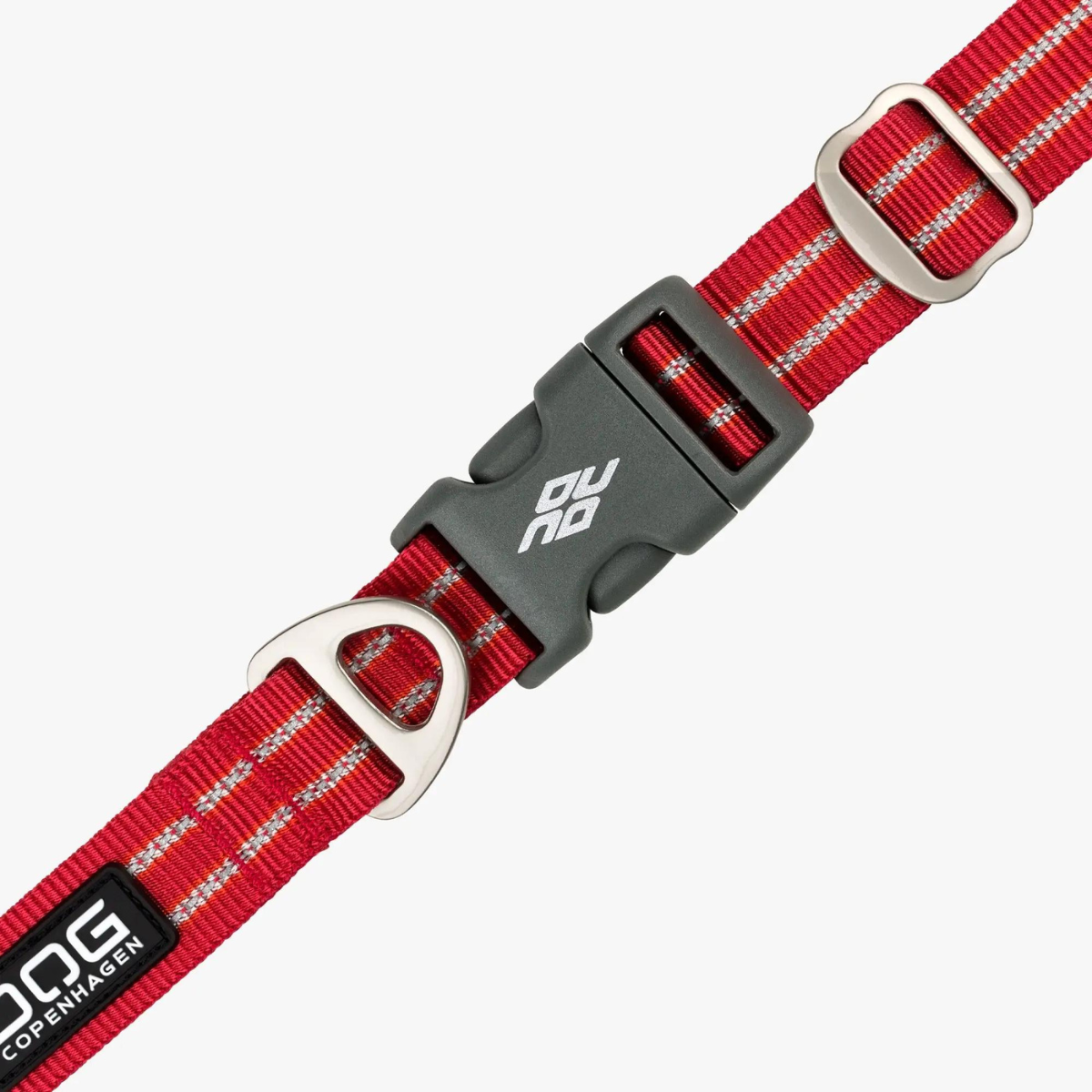Urban Style™ collar with reflective elements RED