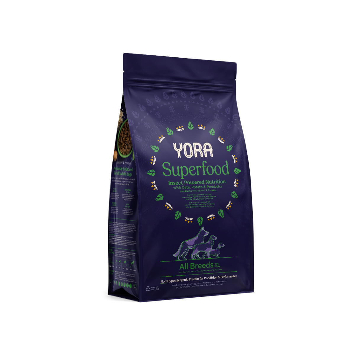 YORA insect super food for adult dogs of all breeds ALL BREEDS