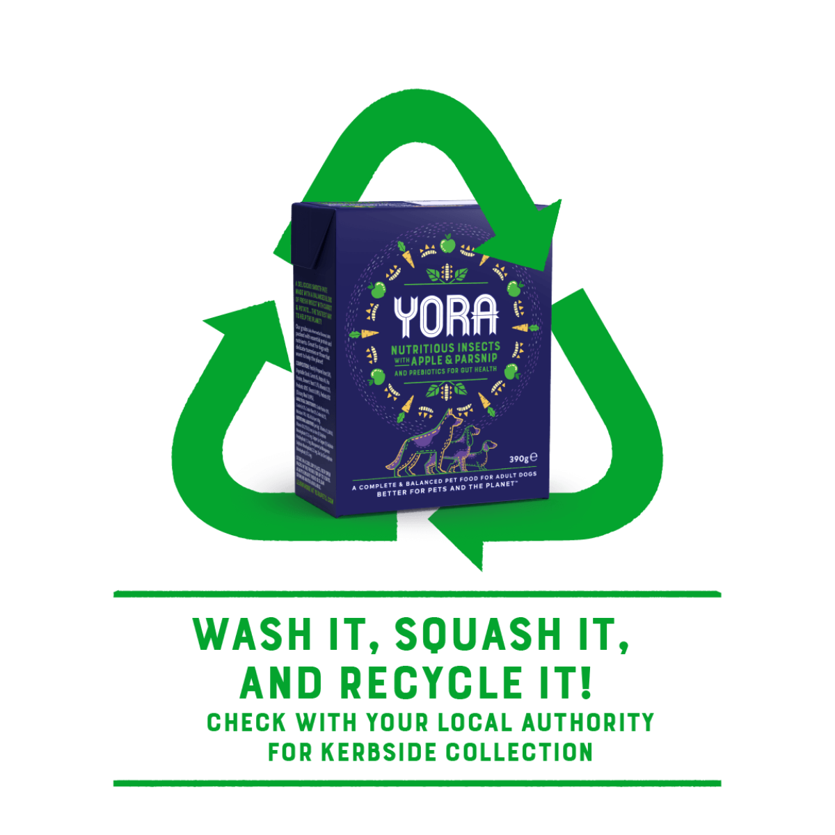 YORA insect canned with beets and turnips 390g