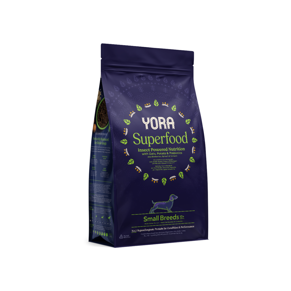 YORA insect super food for small breed dogs SMALL BREEDS COMPLETE