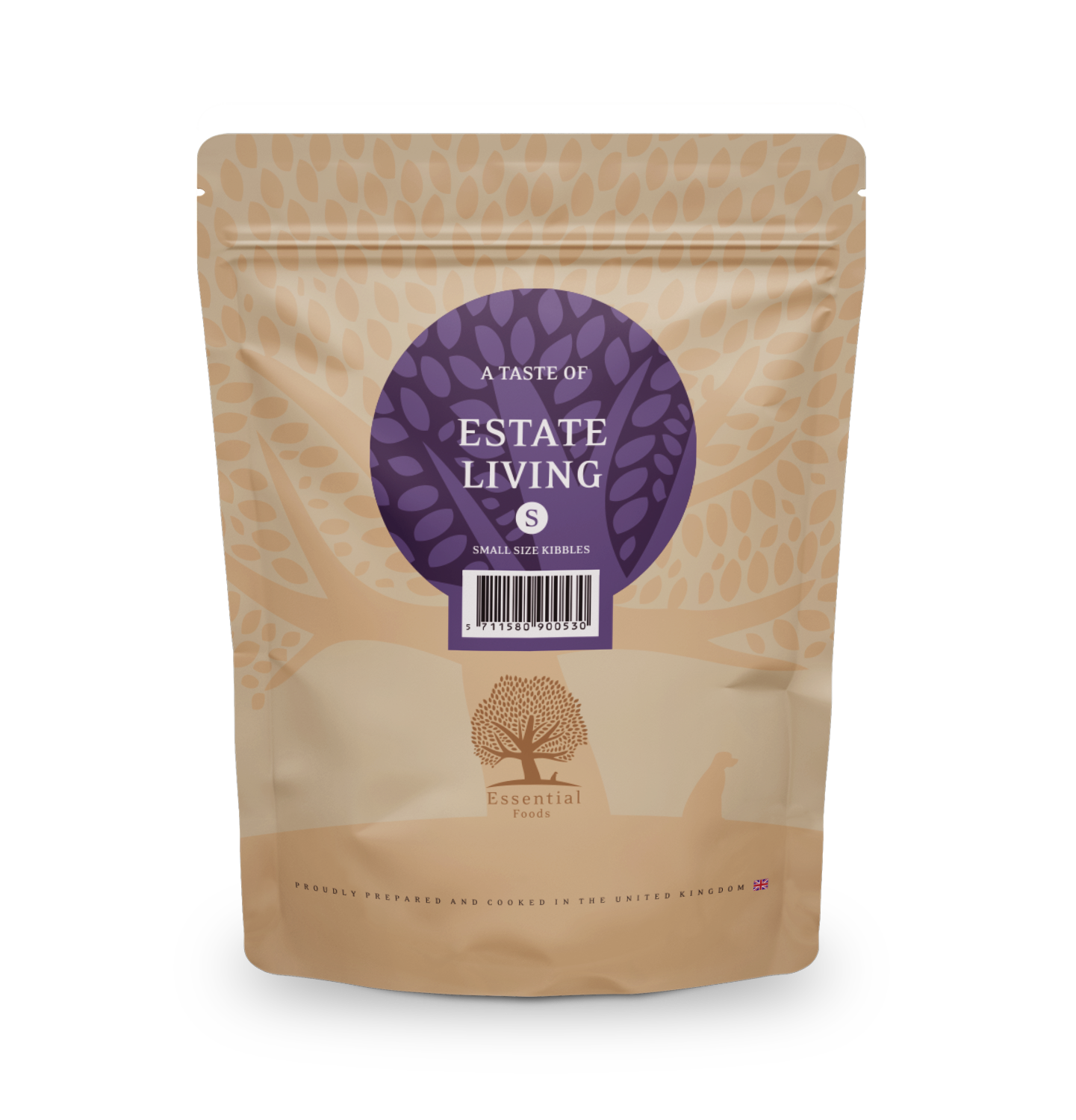 74% meat Yorkshire deer, lamb, chick, eggs Super premium dairy-free feed for adult dogs of small breeds weighing up to 15kg ESTATE LIVING