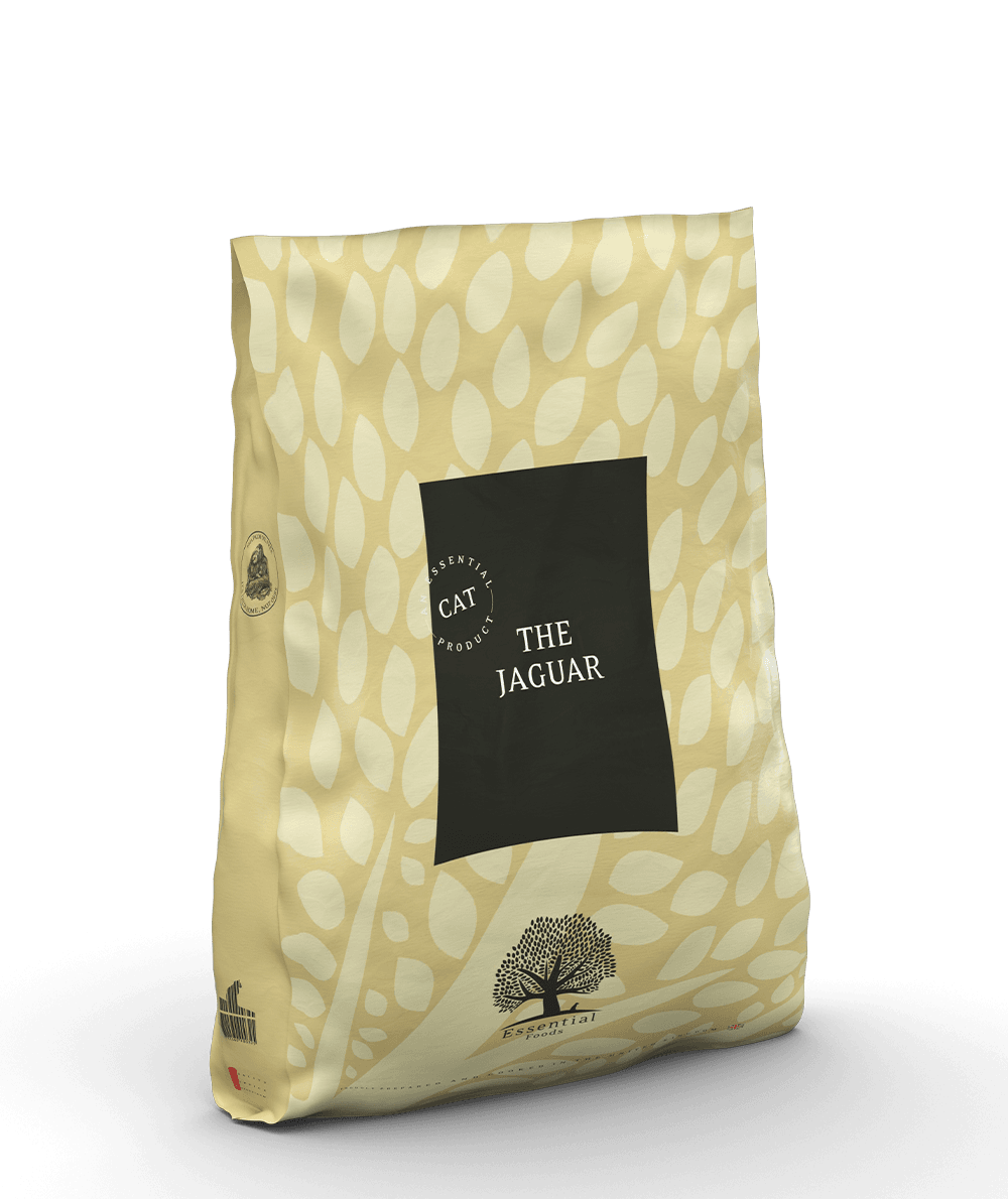 ESSENTIAL JAGUAR bezgraudu super premium sausā barība kaķiem un kaķēniem - 95 % gaļas