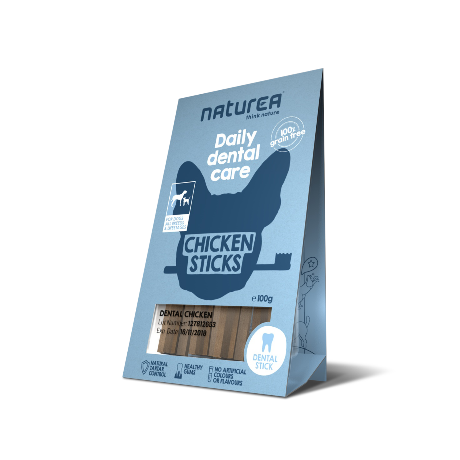 NATUREA Daily teeth cleaning sticks 12 pcs 88% fresh meat