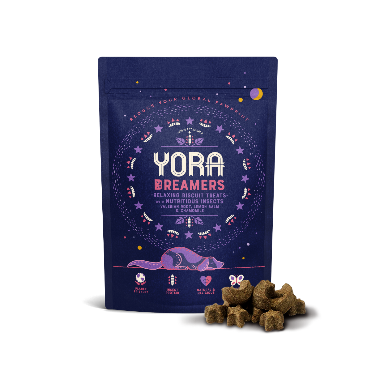 YORA Treats with calming effect  DREAMERS 100 g