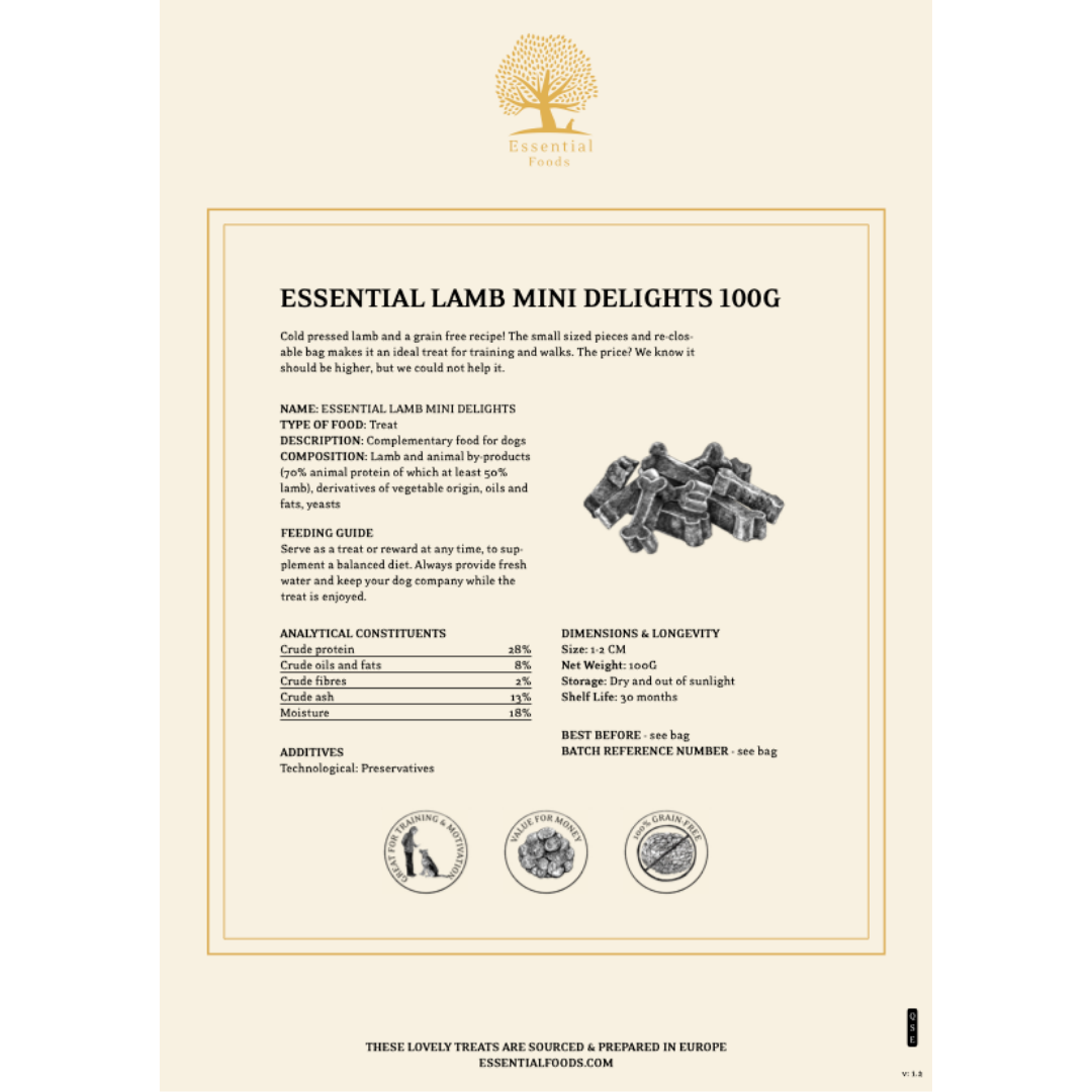 ESSENTIAL Lamb small delicacies 100 gr