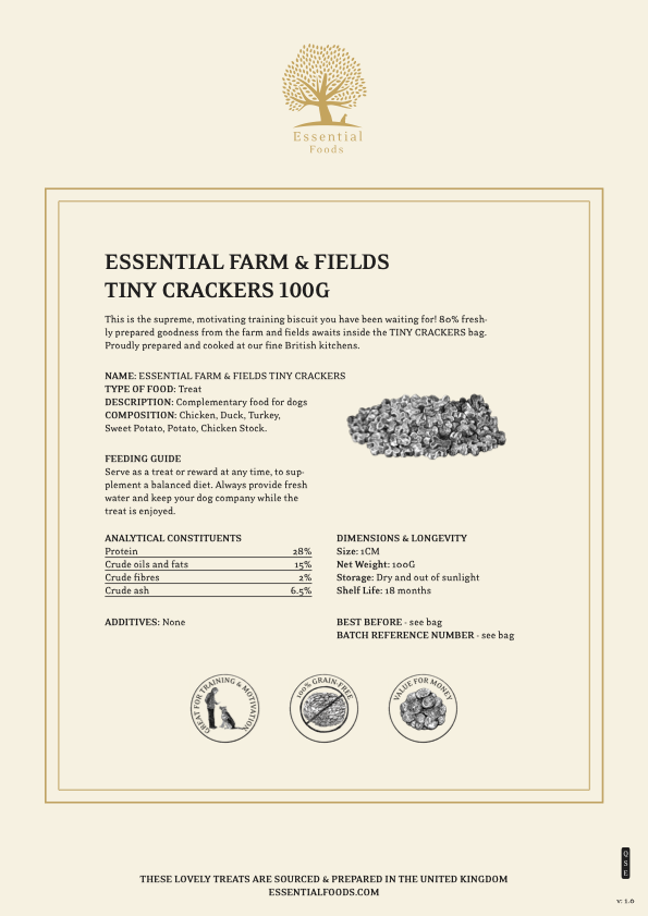 Rewarding delicacies Farm&Fields with 80% duck, turkey and chicken meat 100 gr