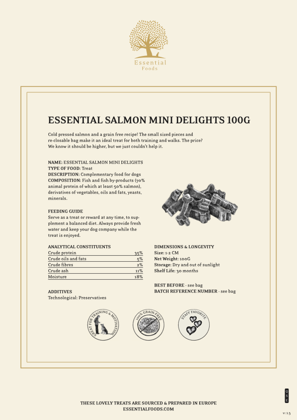 ESSENTIAL salmon small delicacies 100 g
