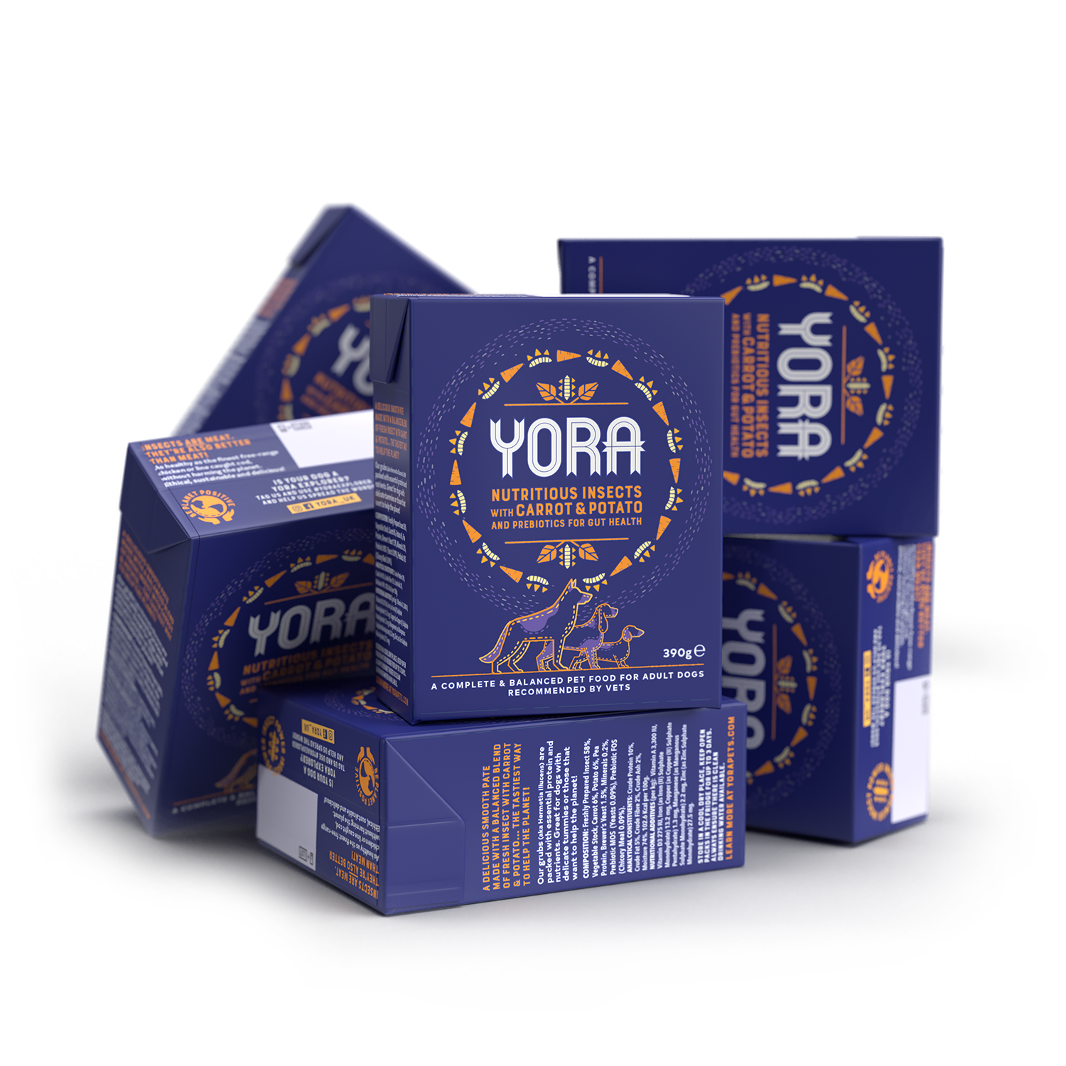 YORA insect canning with carrots and potatoes 390g