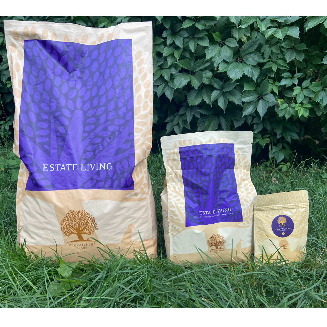 74% meat Yorkshire deer, lamb, chick, eggs Super premium dairy-free feed for adult dogs of small breeds weighing up to 15kg ESTATE LIVING