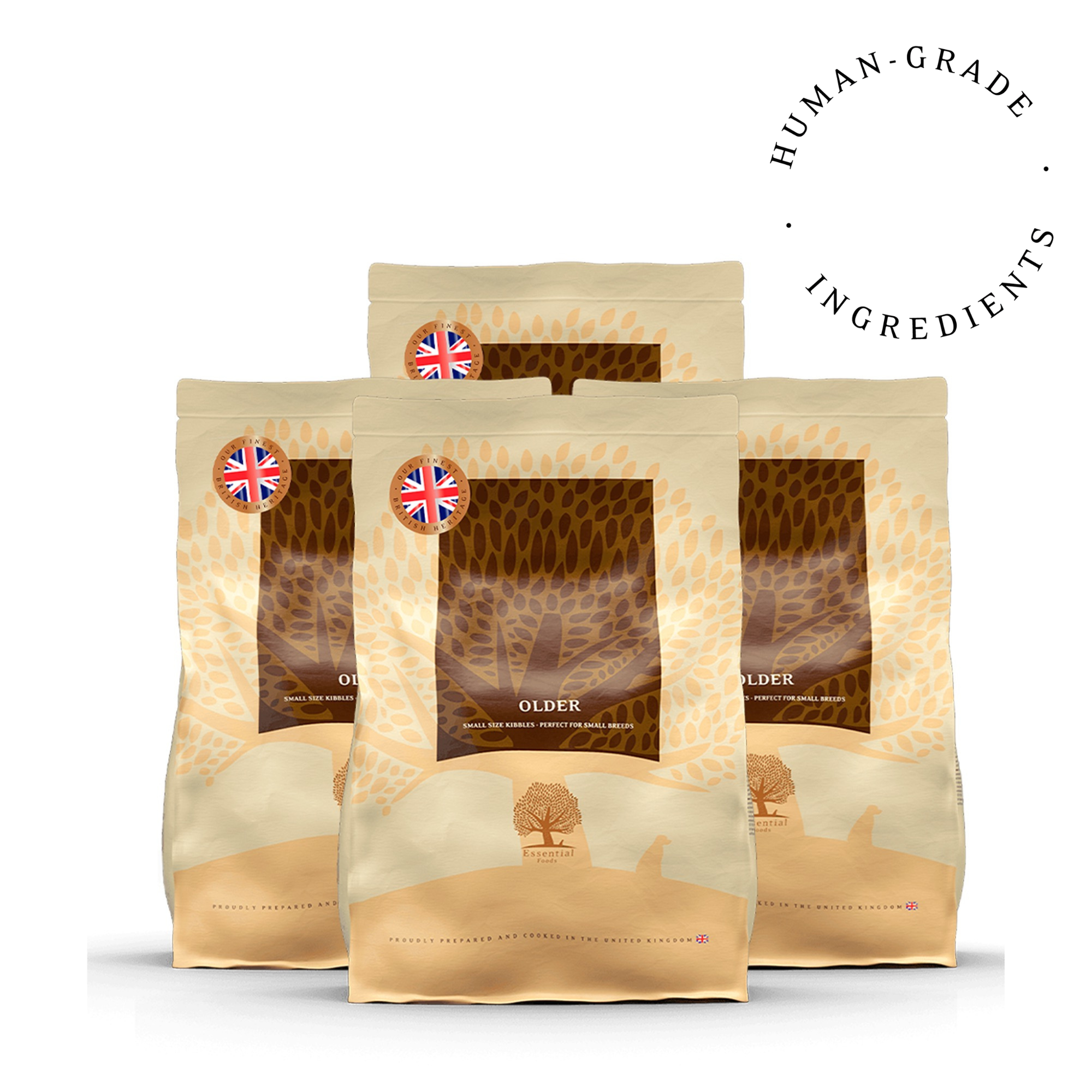 78% gaļas pīle, cālis, lasis, forele, olas Super premium bezgraudu barība pieaugušiem Senioriem ar svaru virs 15kg СТАРШЕЕ