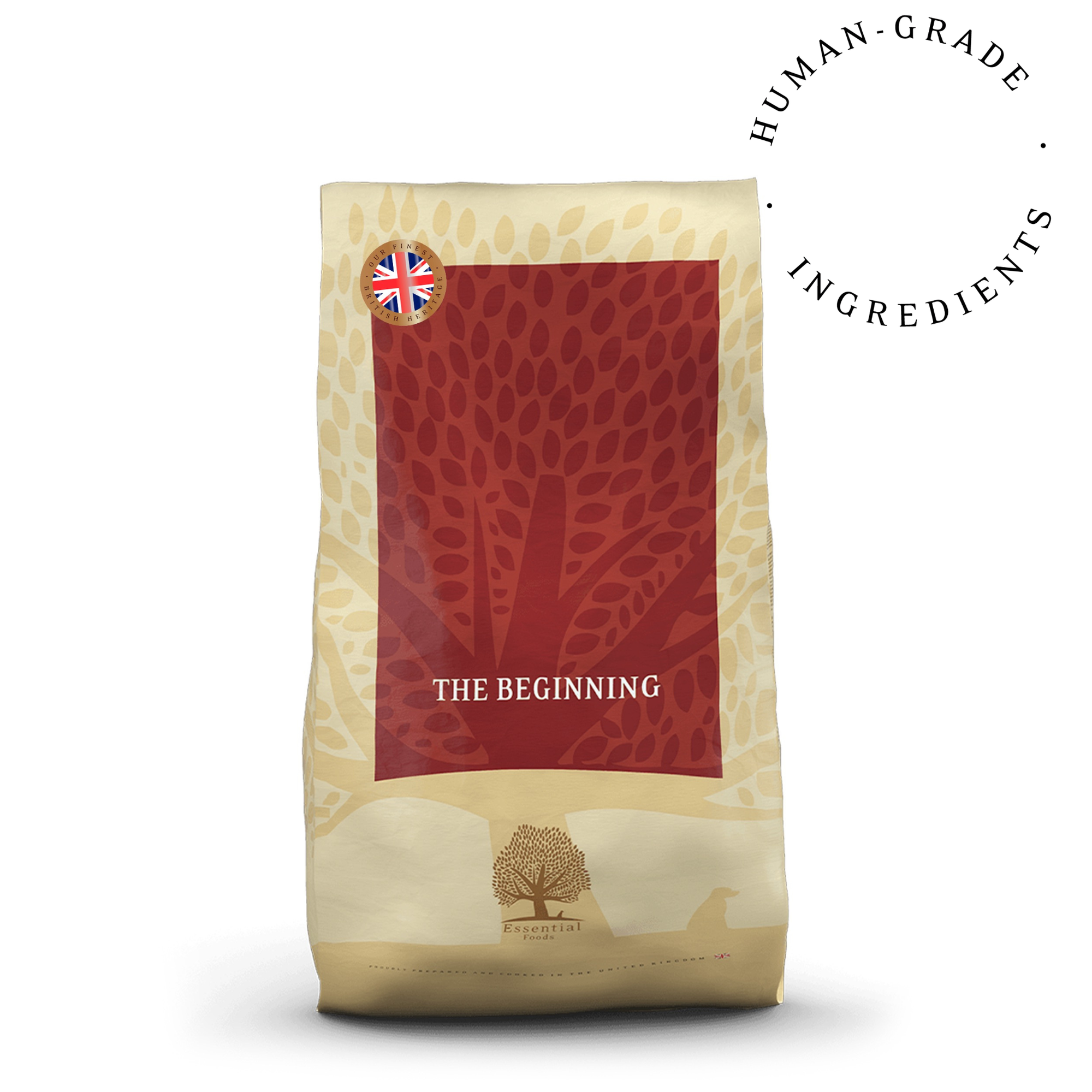 90% gaļas pīle, cālis, lasis, forele, olas Super premium bezgraudu barība mazo šķirņu kucēniem The BEGINNING