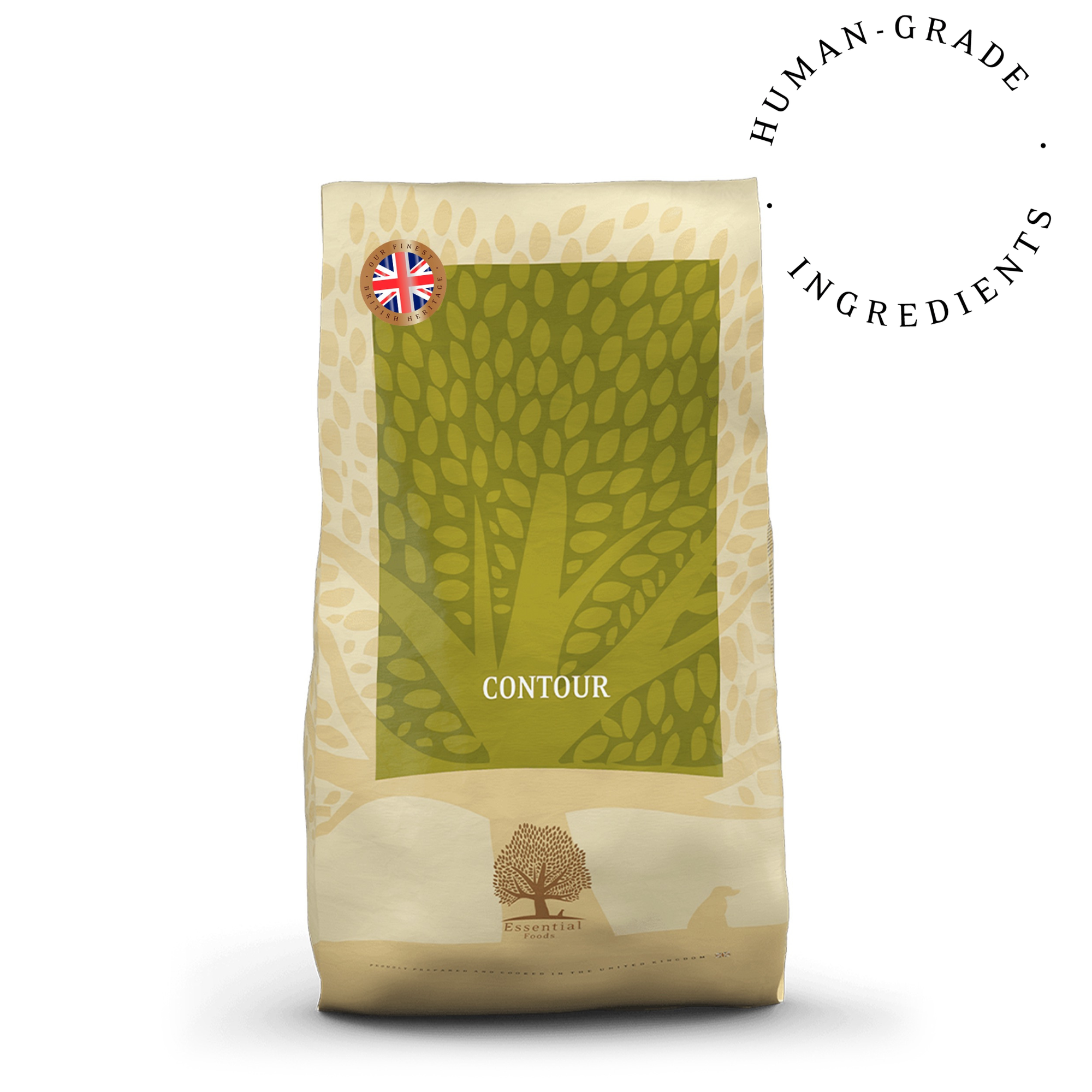 Kvaliteetne teraviljata kaalukontrolli toit, täiskasvanud koertele kuni 15kg CONTOUR 78% lihasisaldusega