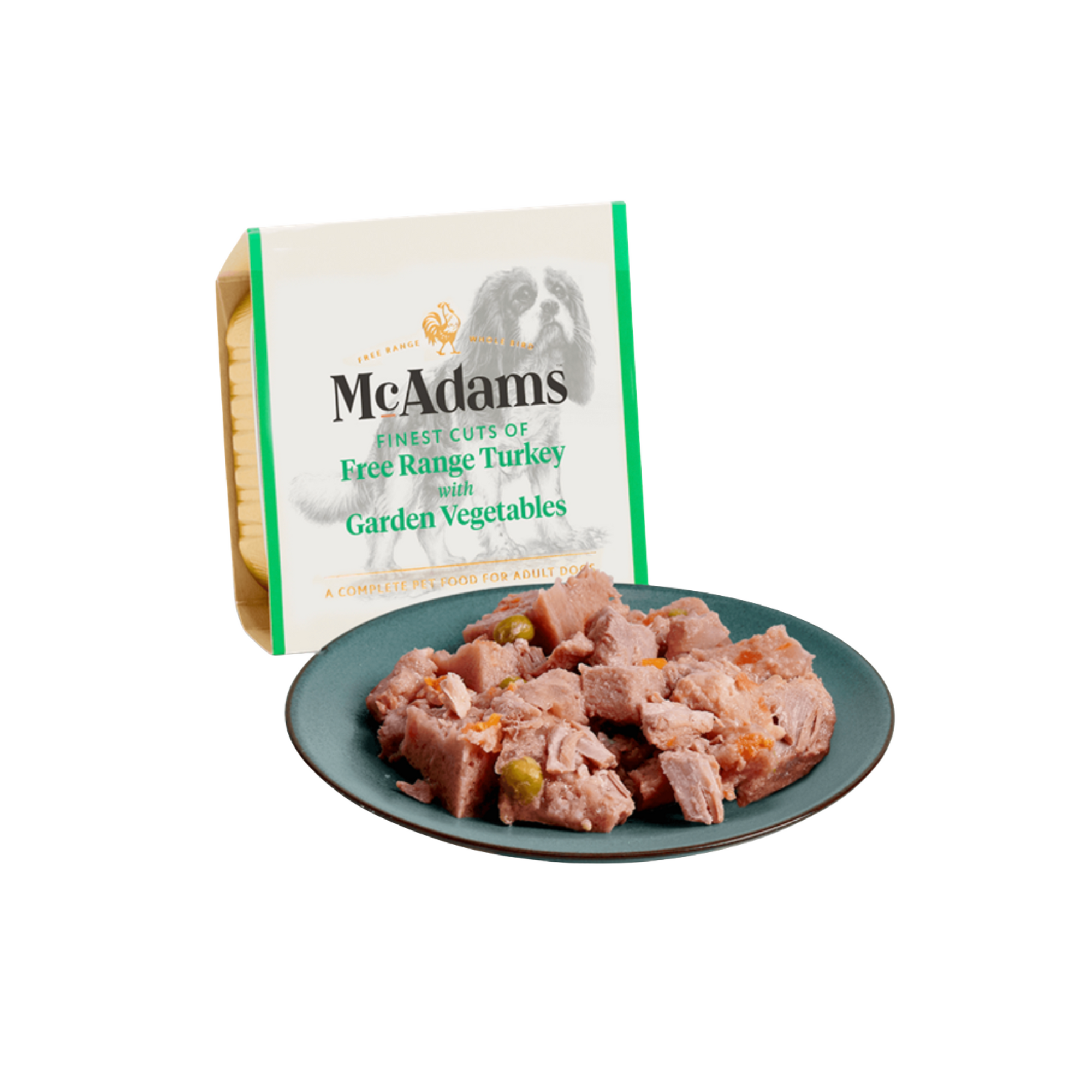 McAdams premium konservi ar brīvās turēšanas tītara gaļu 150 g