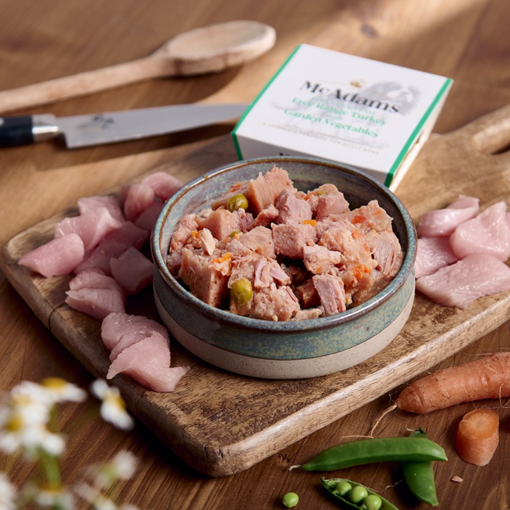 McAdams premium konservi ar brīvās turēšanas tītara gaļu 150 g