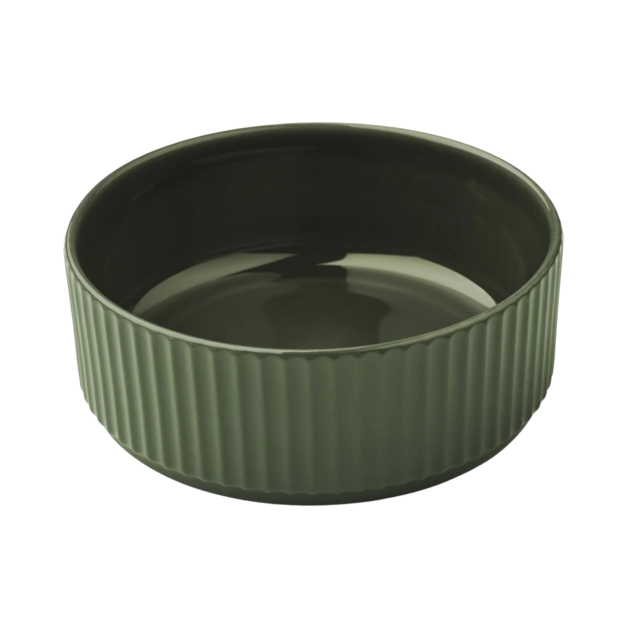 Skandināvu dizaina akmens masas keramikas barības trauks Kronborg