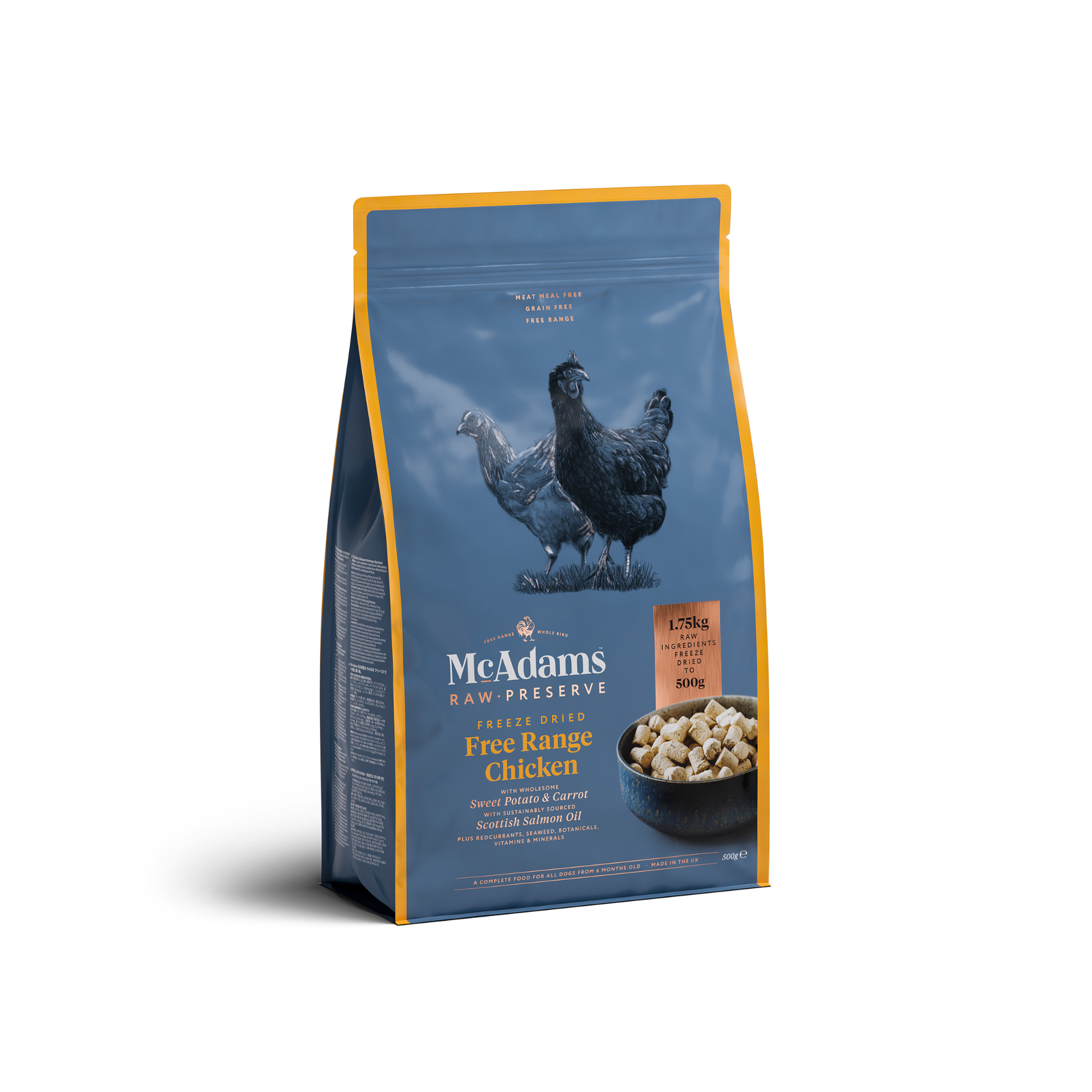 McAdams liofilizēta barība ar 85 % vistas gaļu