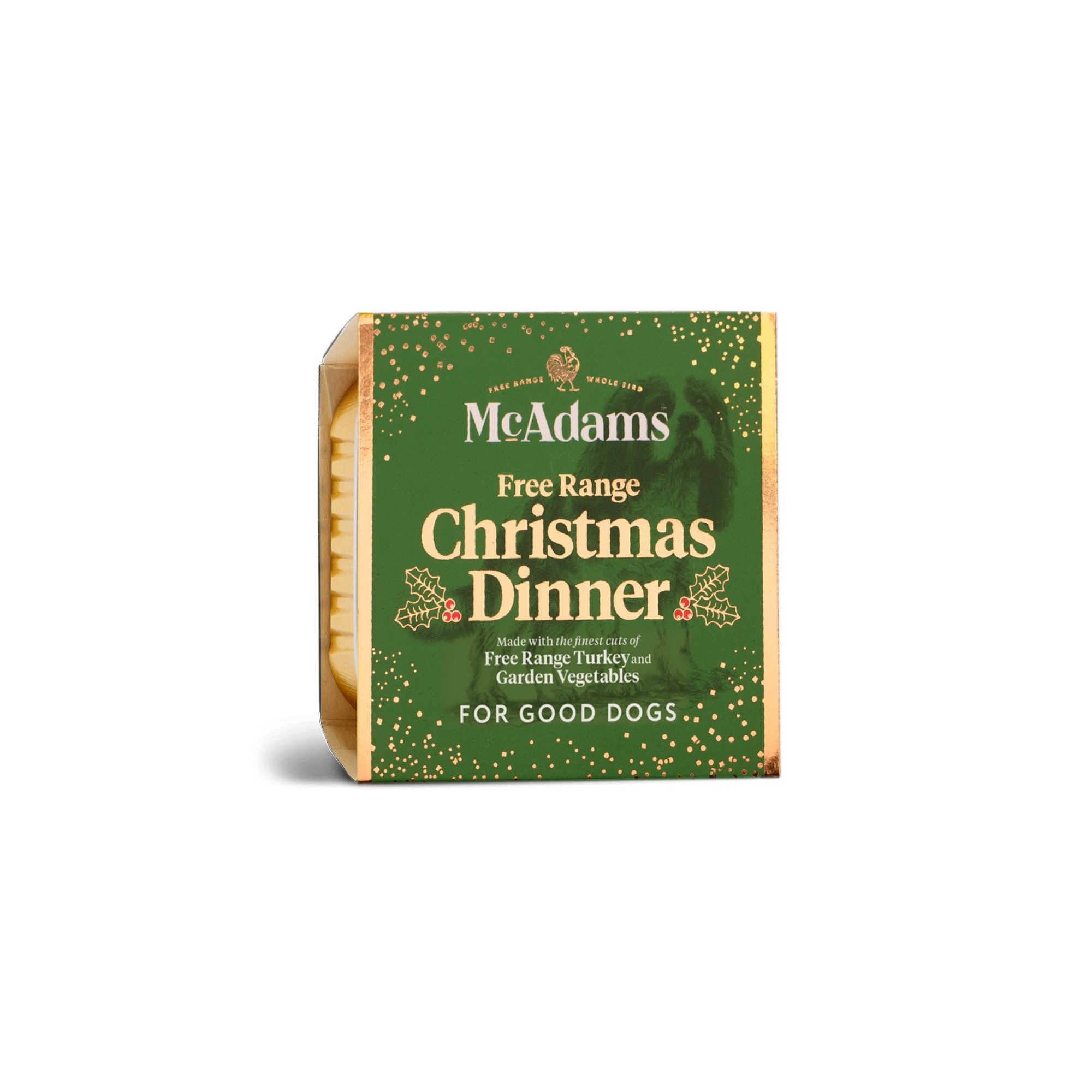 McAdams Ziemassvētku tītara gaļas un dārzeņu konservi suņiem 150 g