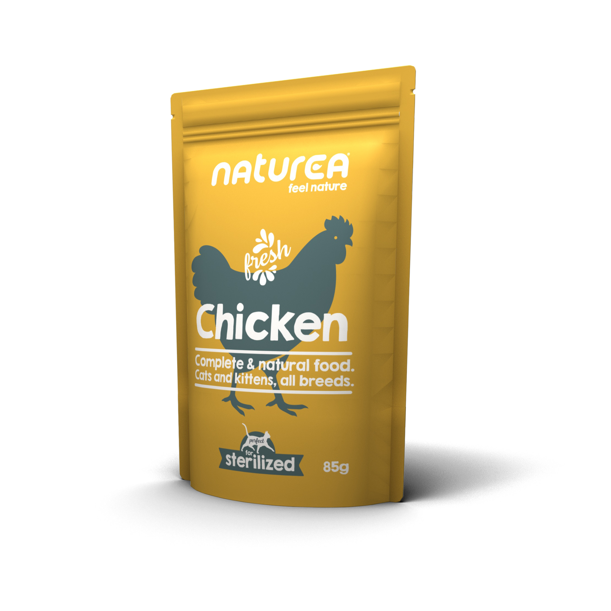 Canned chicken and rabbit meat for cats and kittens