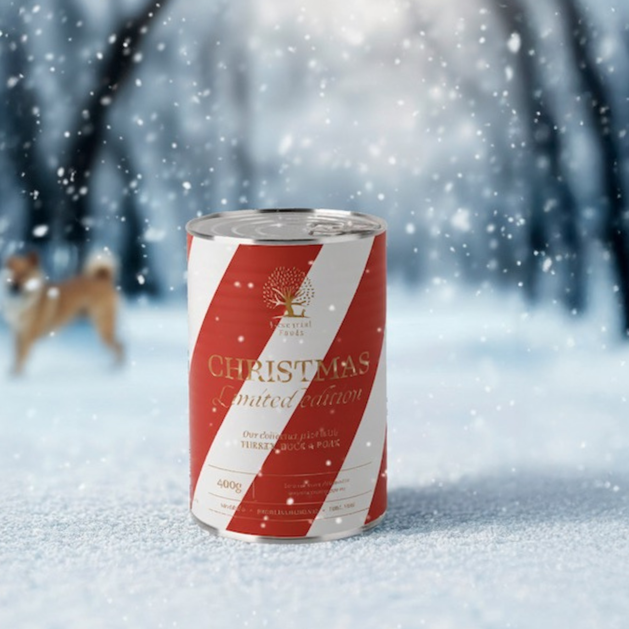 ESSENTIAL Ziemassvētku konservs suņiem 400g