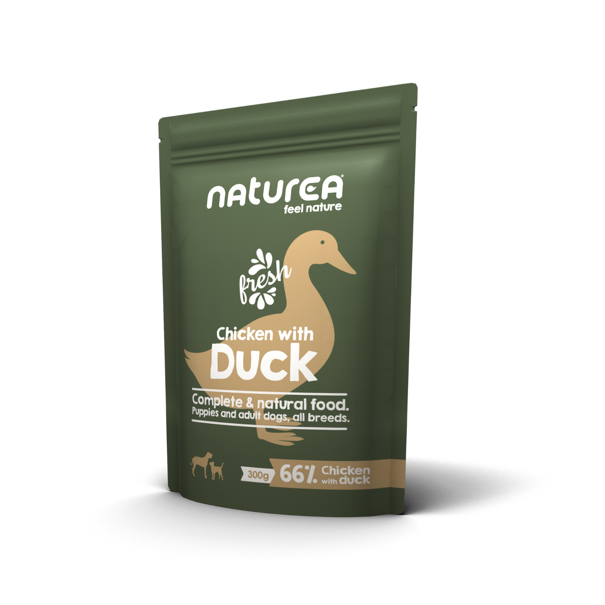 NATUREA canned food for dogs with 66% chicken and duck meat 300 g