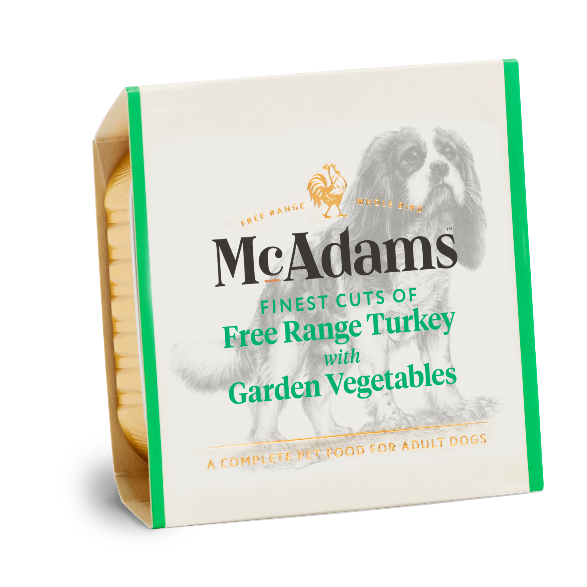 McAdams premium konservi ar brīvās turēšanas tītara gaļu 150 g