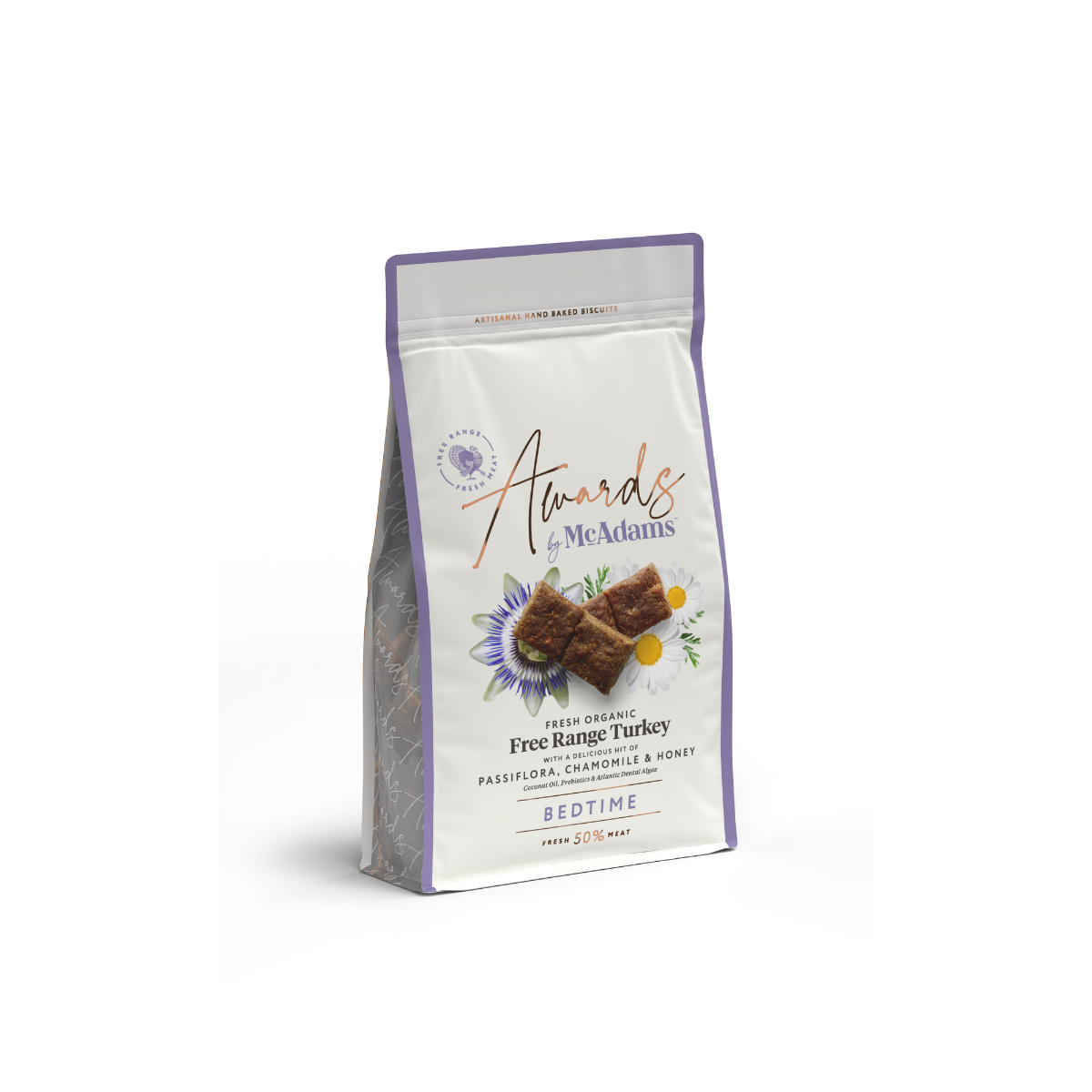 McAdams Calming Treats for Dogs with 50% Free-Range Turkey BEDTIME 150 g