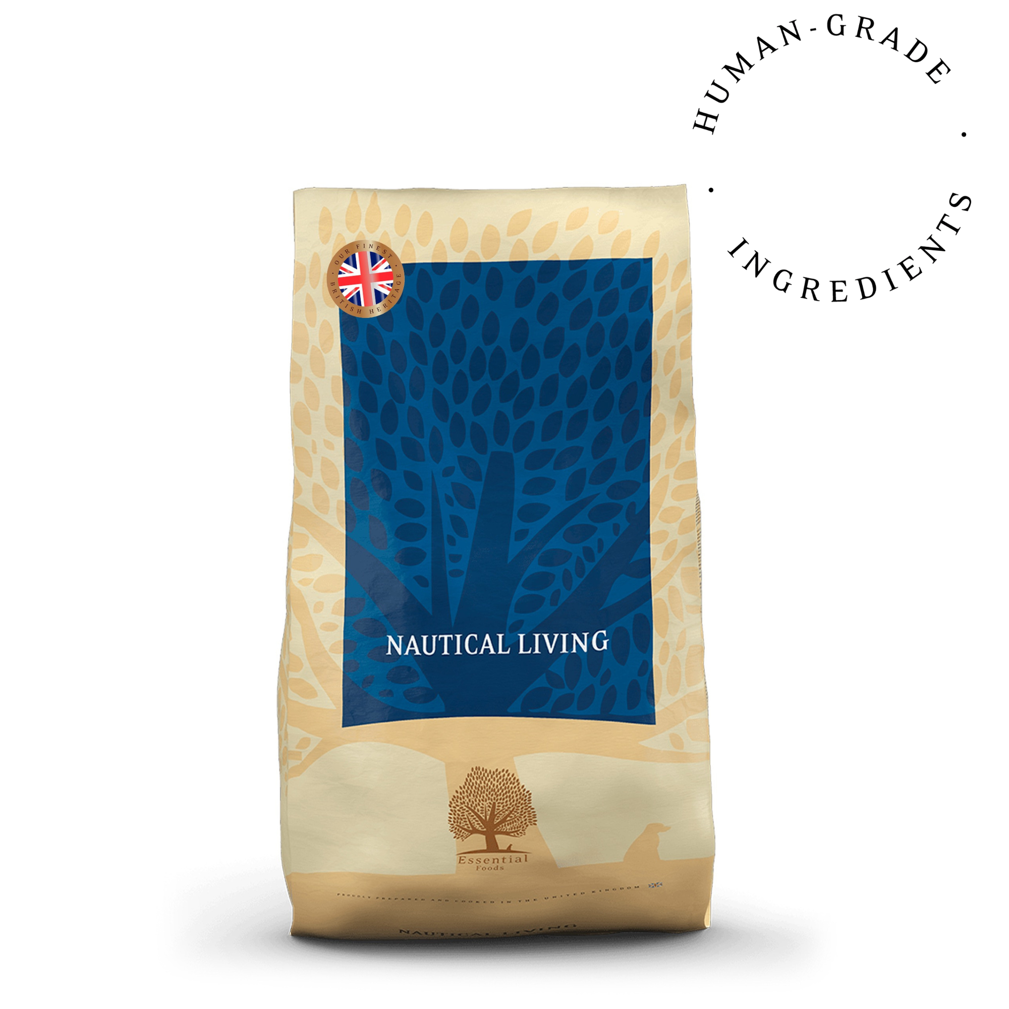 77% Skotijas lasis, forele, siļķe, sezonālās zivis, olas Super premium bezgraudu barība pieaugušiem suņiem NAUTICAL LIVING