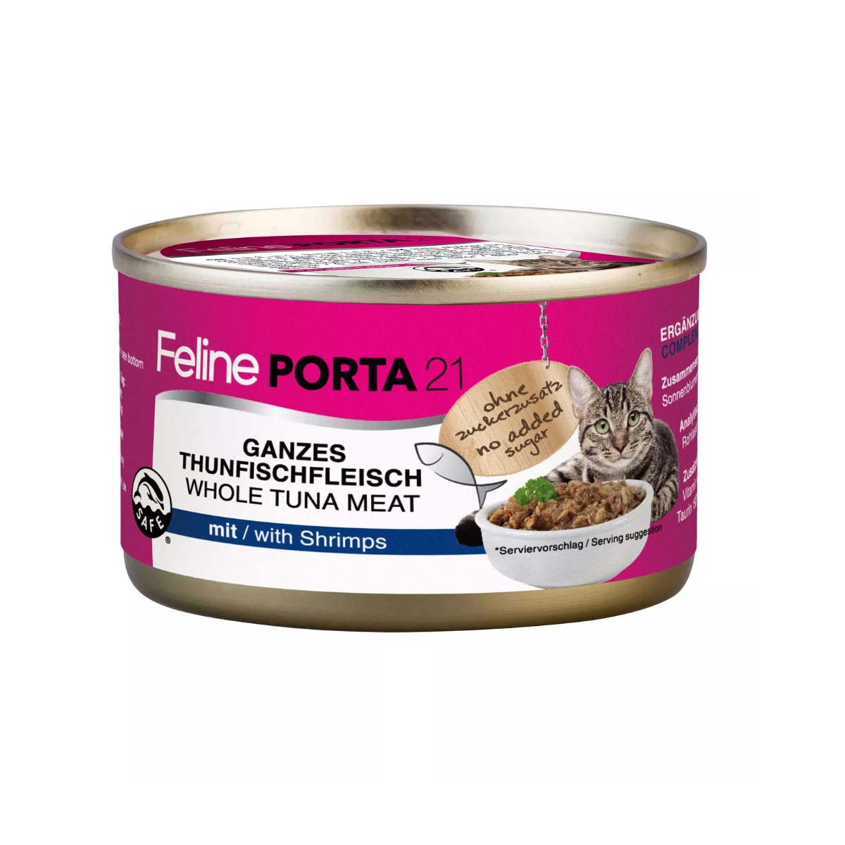 Canned tuna and shrimp for cats and kittens