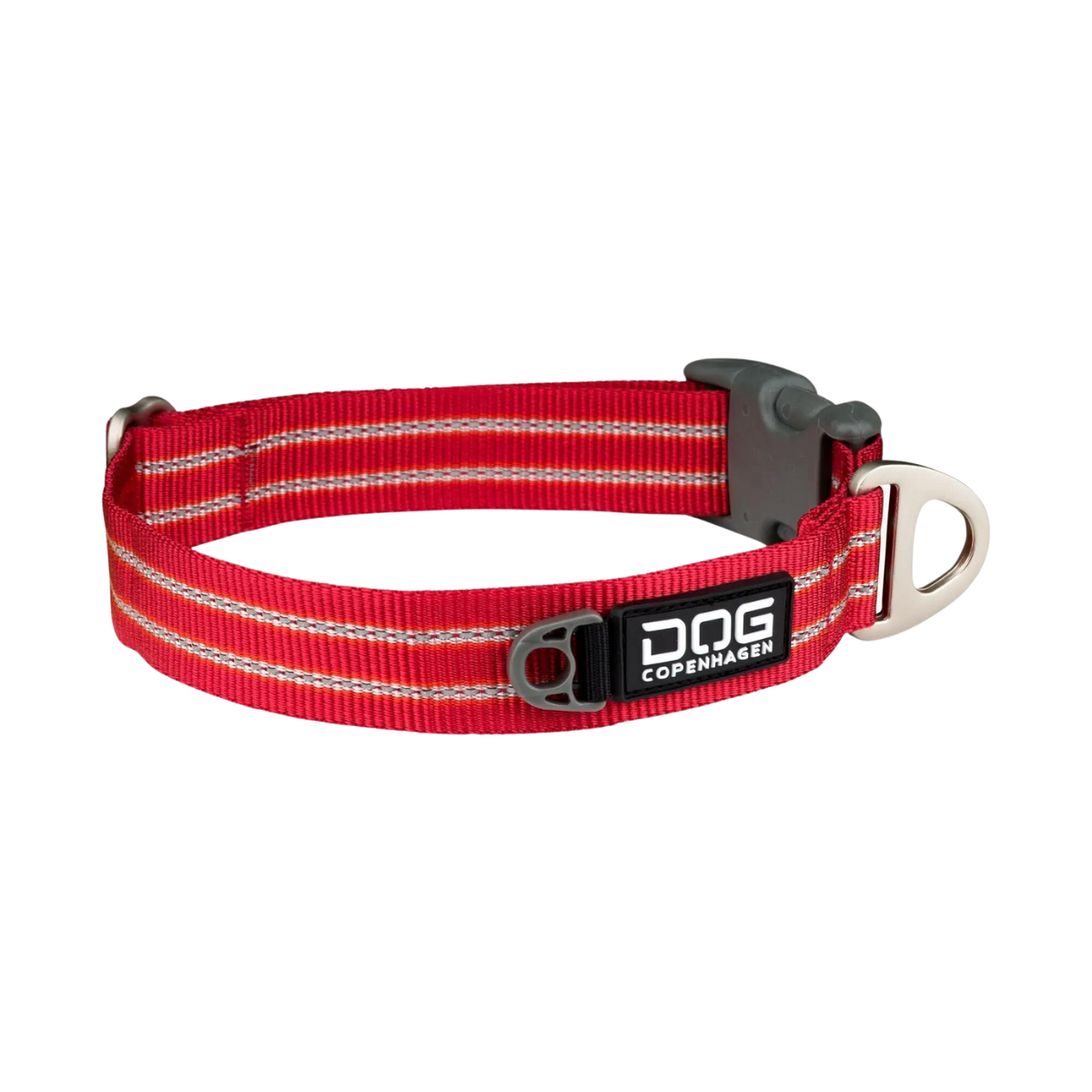 Urban Style™ collar with reflective elements RED