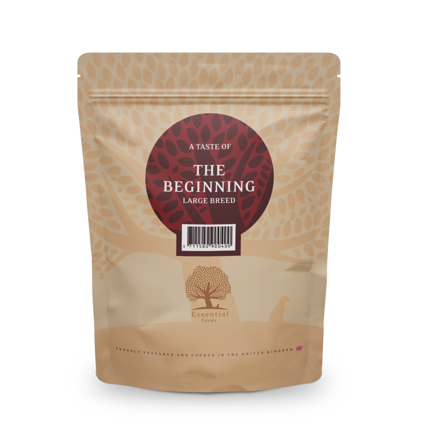 74% meat duck, chicken, salmon, trout, eggs Super premium dairy-free feed for puppies of large breeds The BEGINNING-LARGE BREED