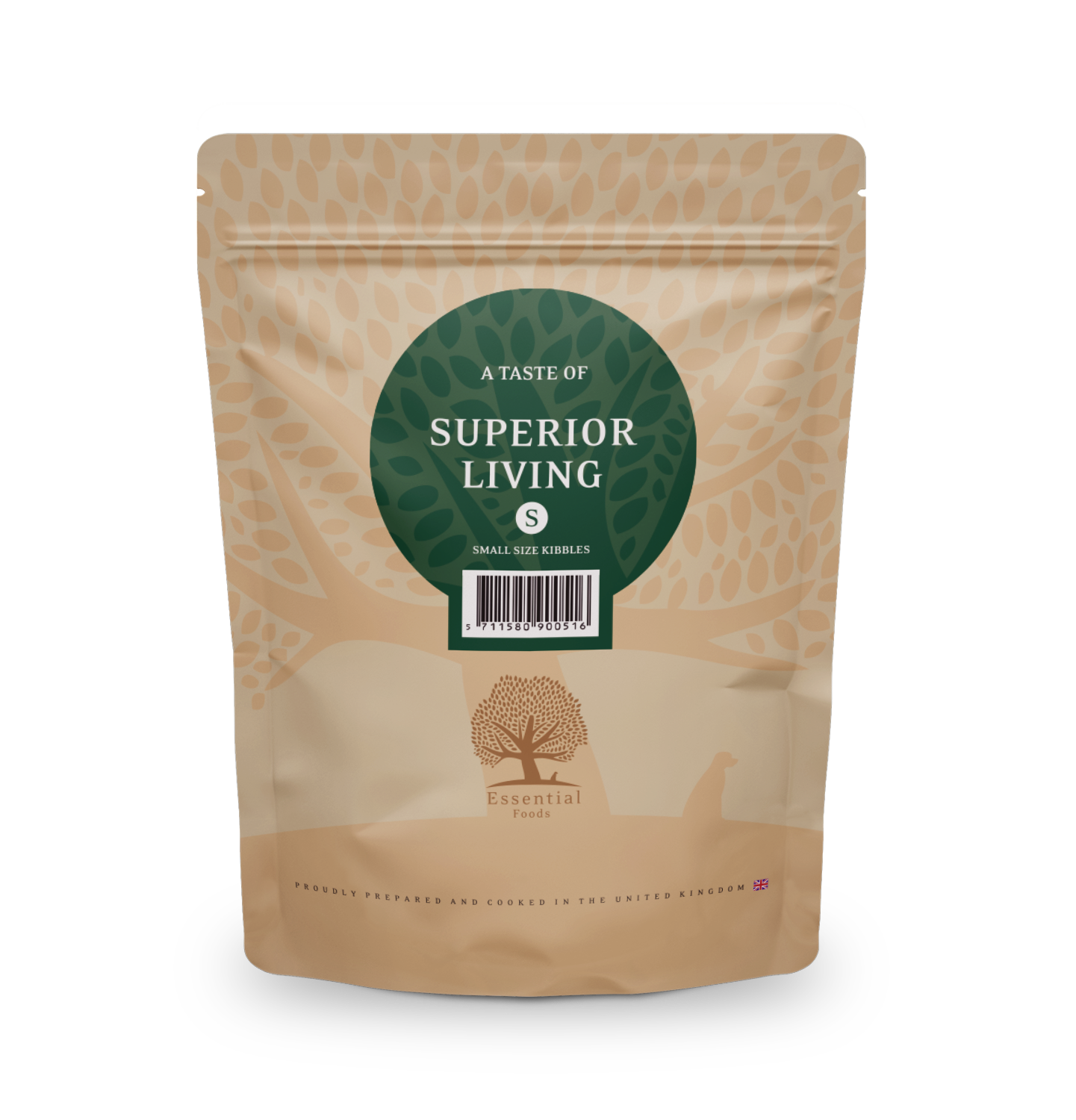 80% meat duck, chicken, salmon, trout, eggs Super premium grainless feed for adult dogs of small breeds weighing up to 15kg SUPERIOR LIVING