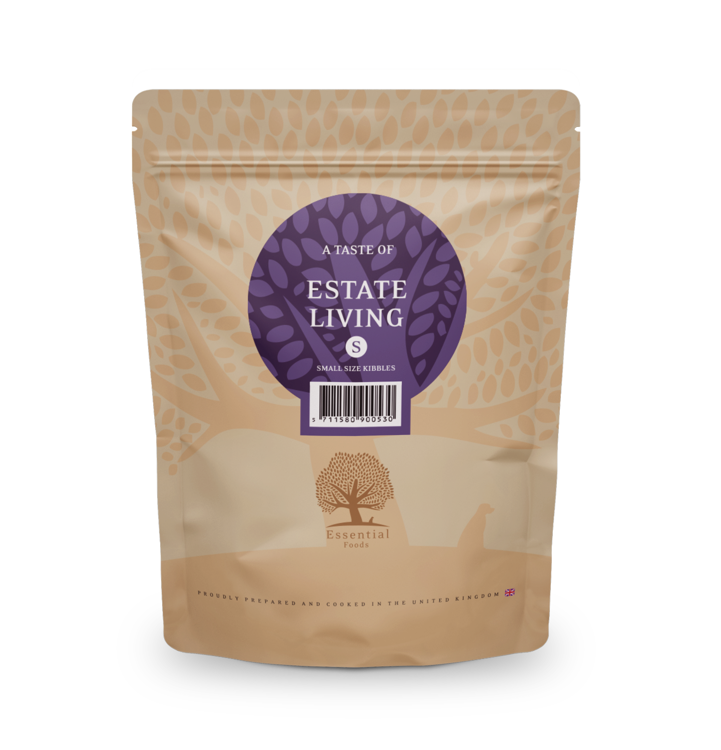 74% meat Yorkshire deer, lamb, chick, eggs Super premium grainless feed for adult dogs of small breeds weighing up to 15kg ESTATE LIVING