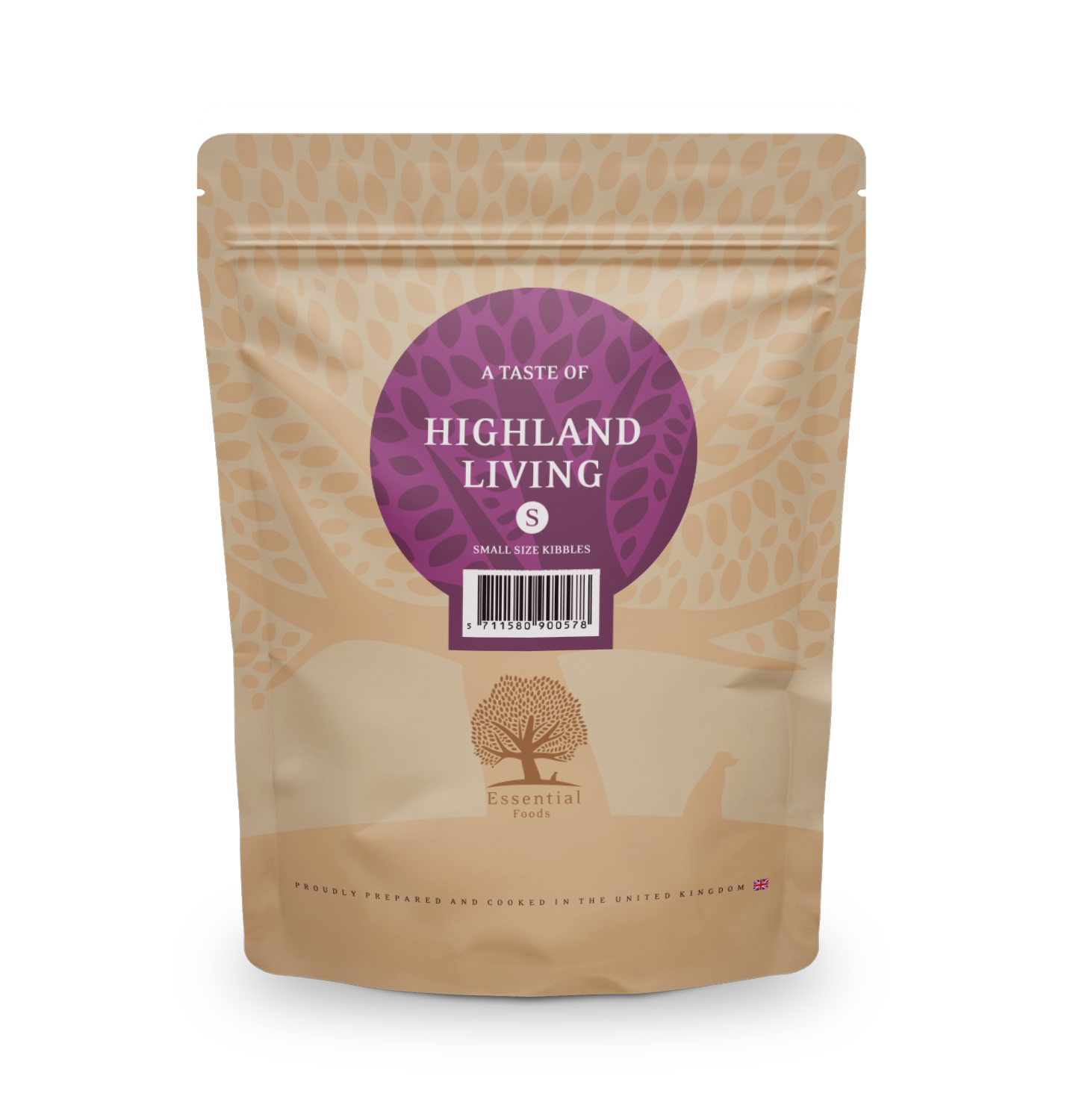 79% meat Norfolk turkey, Angus beef, pheasant, pigeon, duck, salmon, eggs Super premium dairy-free feed for adult dogs of small breeds weighing up to 15kg HIGHLAND LIVING