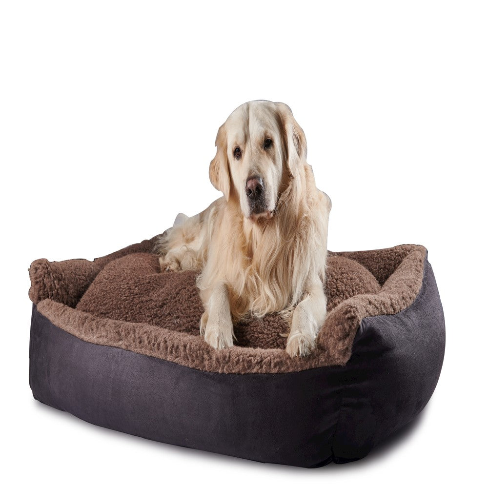 Natural sheepskin luxury bed for dog Bronte Glen ( Great Britain )