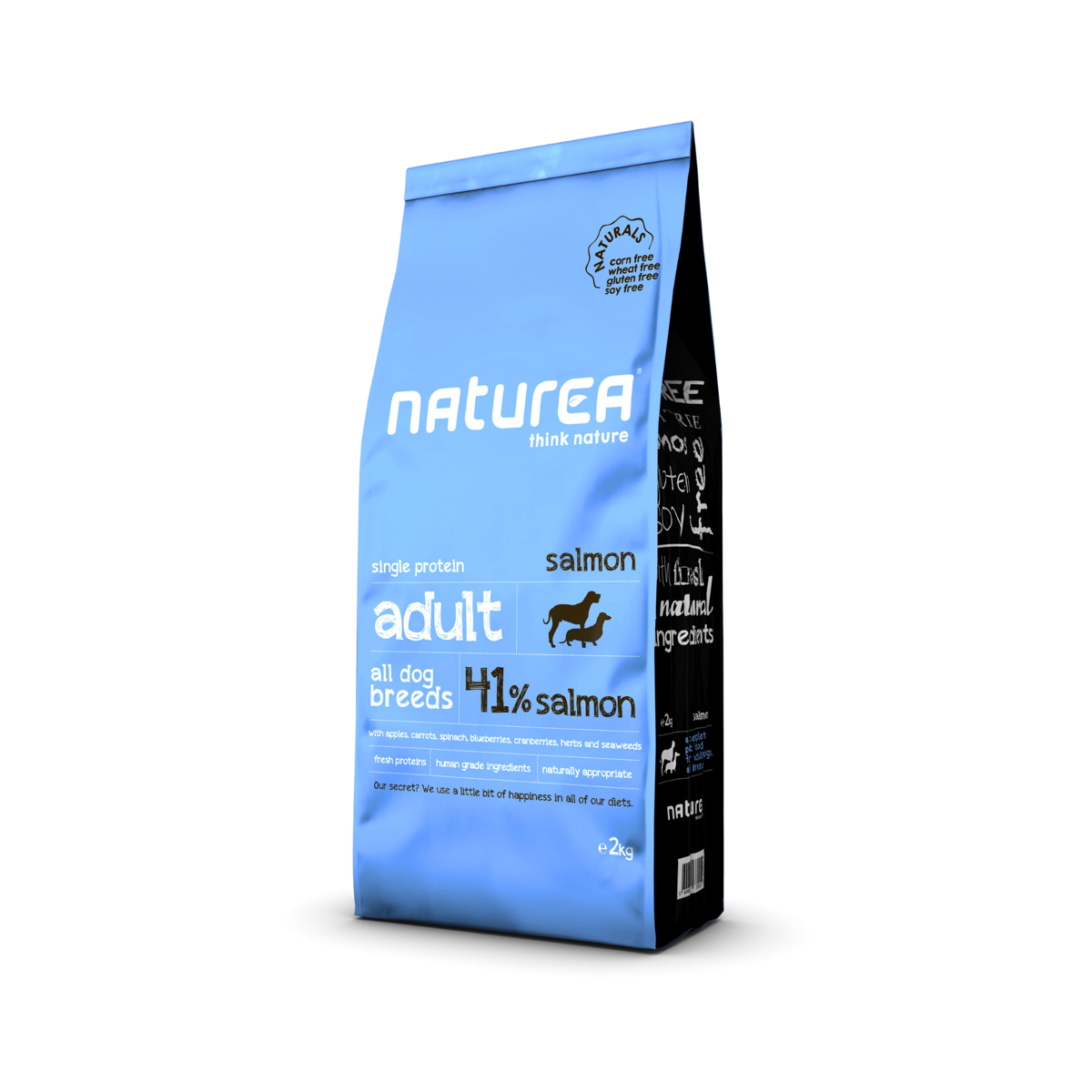 Naturea barība ar lasi alerģiskiem suņiem