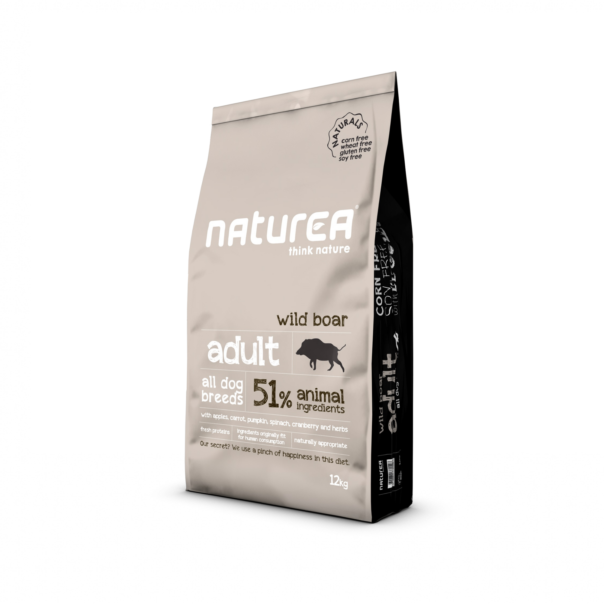 High-quality feed with wild boar meat for adult dogs Naturea Naturals