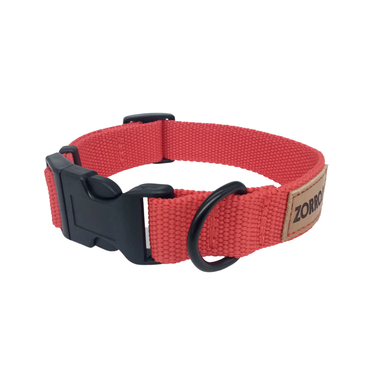 Soft colored collars and leashes for dogs