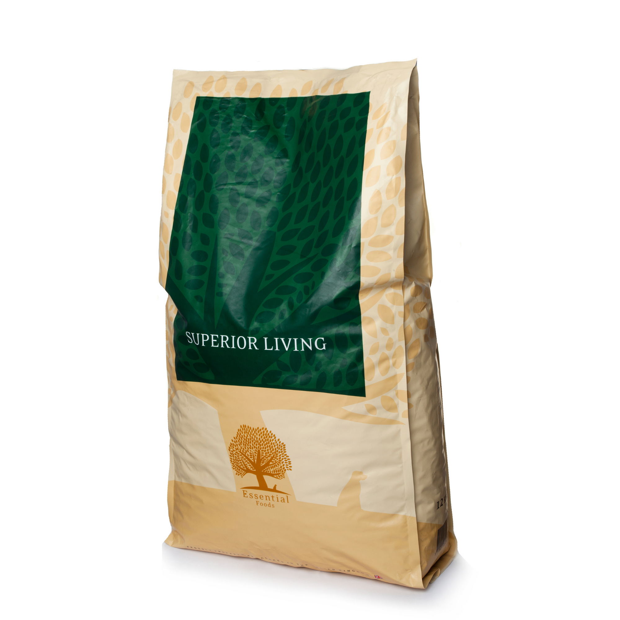 80% meat duck, chicken, salmon, trout, eggs Super premium dairy-free feed for adult dogs weighing over 15kg SUPERIOR LIVING