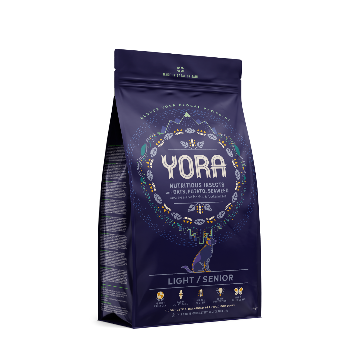 YORA insect ( insect ) super food for older seniors 7+ and overweight dogs